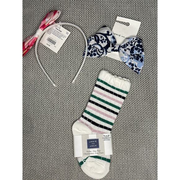 🔴Janie and Jack Girls‎ Accessories bundle Set 3 pieces - Picture 1 of 4